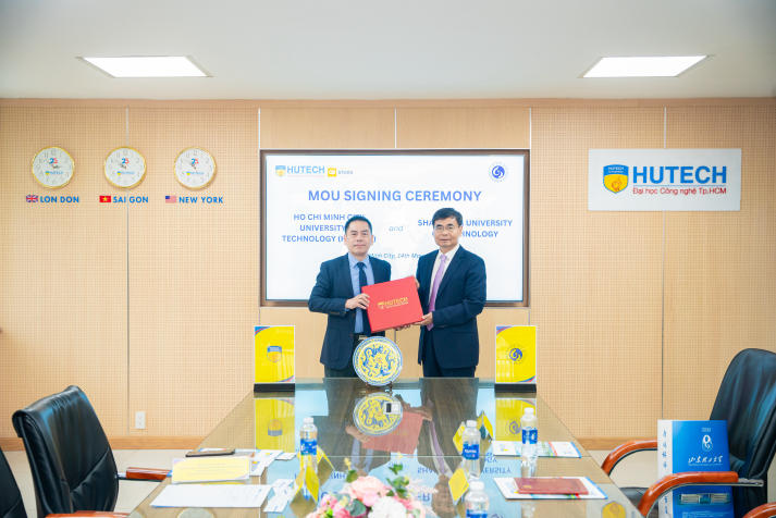 HUTECH signs MoU with Shandong University of Technology, paving the way for a tripartite cooperation model with industry partners 106