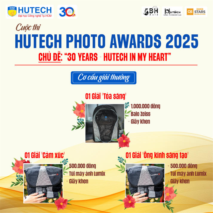 Thăng hoa nghệ thuật cùng HUTECH Photo Awards 2025 với chủ đề “30 years - HUTECH in my heart” 110