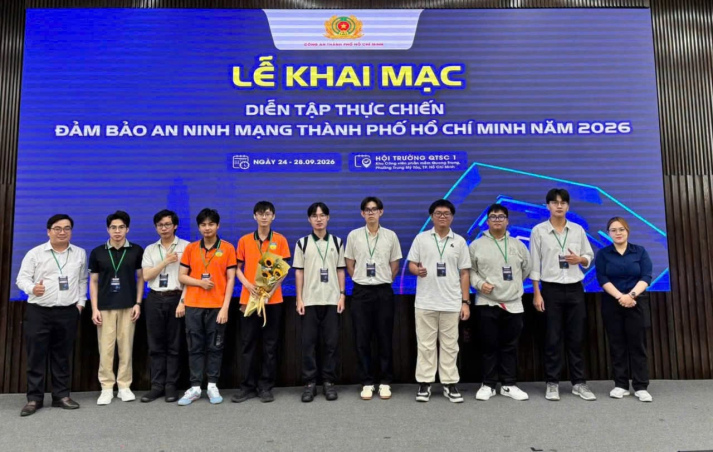 Sinh viên Công nghệ thông tin ghi dấu ấn với 03 giải thưởng tại chương trình diễn tập thực chiến an ninh mạng 2026 8