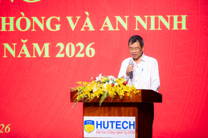 Bồi đắp bản lĩnh, nâng cao trách nhiệm quốc phòng, an ninh trong đội ngũ HUTECH 62