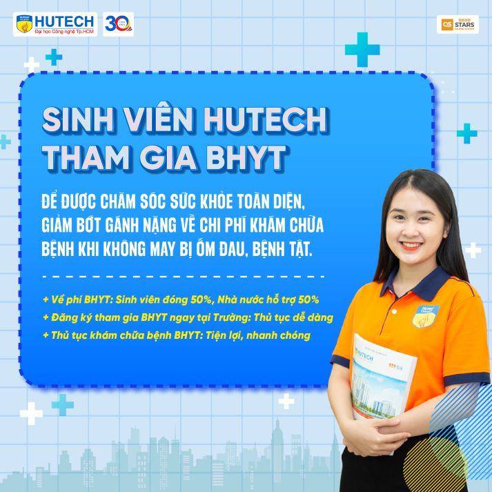 Sinh viên HUTECH tham gia Bảo hiểm y tế - bảo vệ sức khỏe, đảm bảo quyền lợi 7