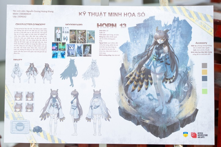 [Video] Sinh viên Nghệ thuật số khép lại học phần Kỹ thuật minh họa số với loạt đồ án sáng tạo 34