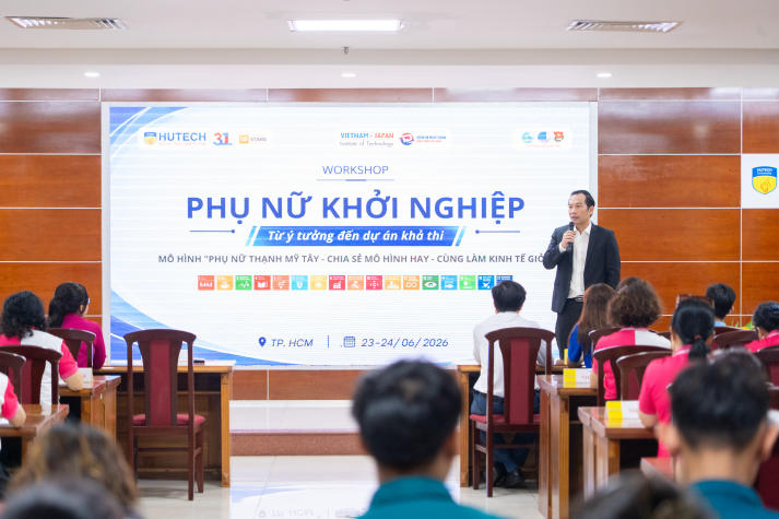 HUTECH đồng hành cùng phụ nữ phường Thạnh Mỹ Tây phát triển tư duy đổi mới sáng tạo và khởi nghiệp 25