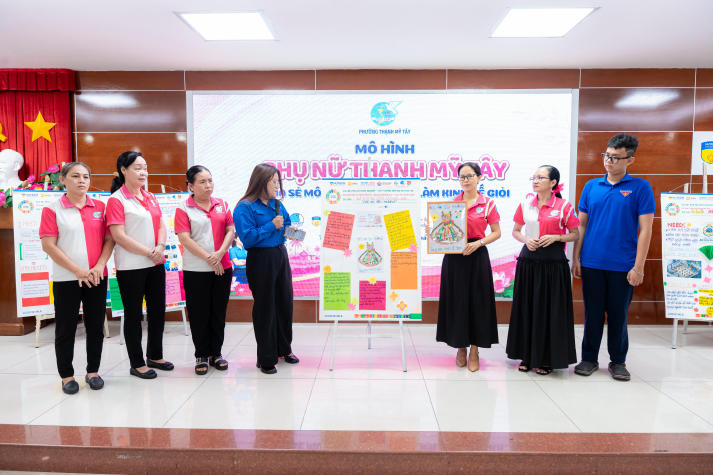 HUTECH đồng hành cùng phụ nữ phường Thạnh Mỹ Tây phát triển tư duy đổi mới sáng tạo và khởi nghiệp 201