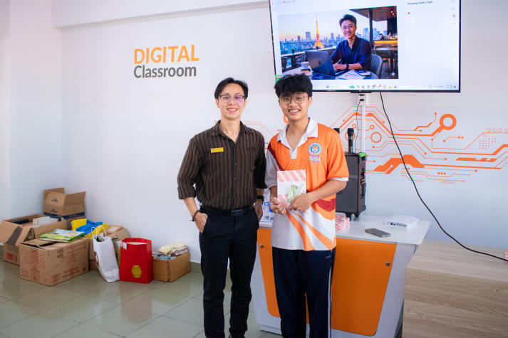 Teen THPT Thủ Đức được tiếp lửa đam mê công nghệ, khám phá sắc màu văn hóa Nhật Bản cùng VJIT HUTECH 80