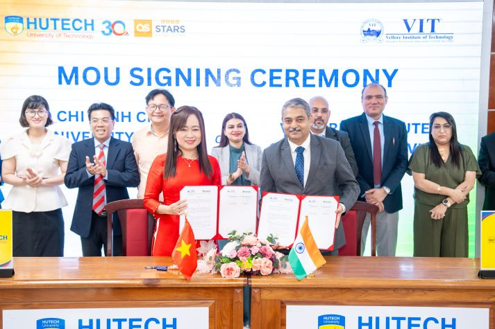 HUTECH fosters international cooperation with leading Indian universities 104