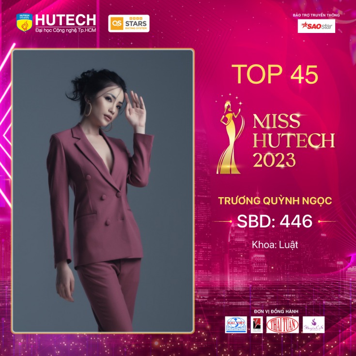 Top 45 thí sinh xuất sắc nhất của Miss HUTECH 2023 chính thức lộ diện 91