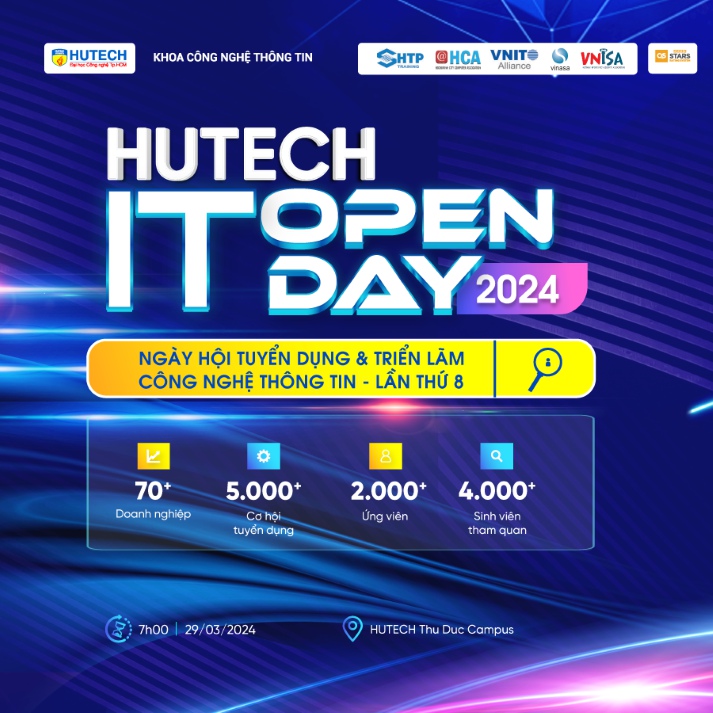 HUTECH IT OPEN DAY 2024 chuẩn bị khởi động với loạt hoạt động thú vị 8