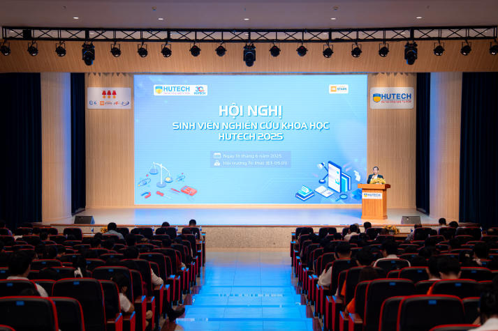 Nhiều công trình nghiên cứu chất lượng tại Hội nghị “Sinh viên nghiên cứu khoa học HUTECH 2025”