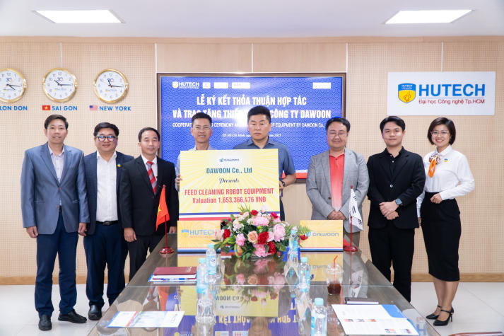 HUTECH signs cooperation agreement with Dawoon and receives equipment sponsorship worth over VND 1.5 billion 65