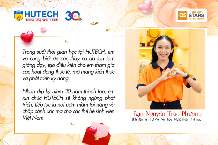 [Video] [HUTECH 30 năm] HUTECH tuổi 30 - kỳ vọng của người đồng hành 169