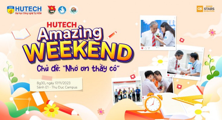 Sinh viên HUTECH sẽ gửi gắm những món quà tri ân thầy cô tại Amazing Weekend tháng 11 11