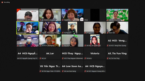 Sinh viên Ngôn ngữ Anh giao lưu văn hóa trực tuyến cùng sinh viên Đại học Singapore Polytechnique 61