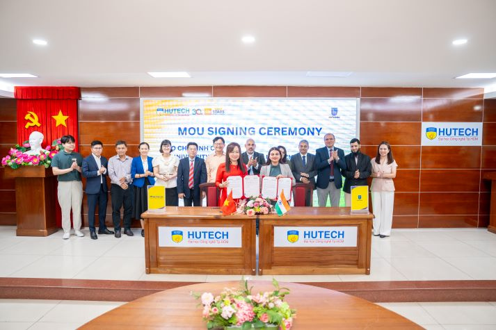 HUTECH fosters international cooperation with leading Indian universities 107
