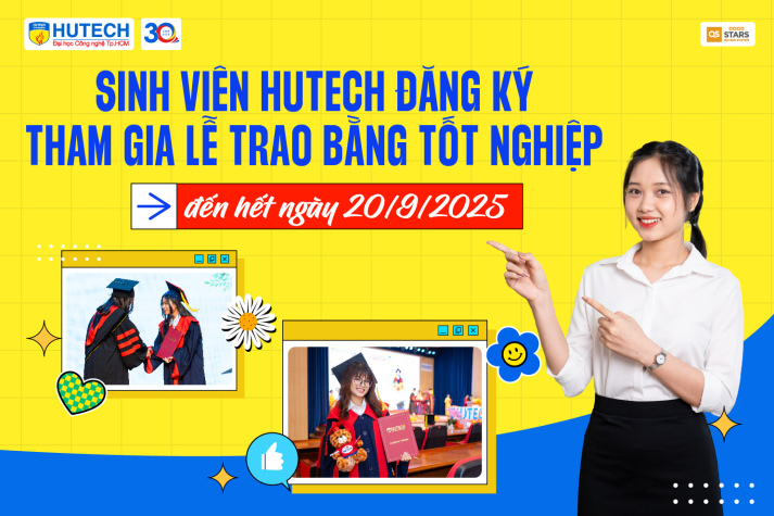 Sinh viên HUTECH đăng ký tham gia Lễ trao bằng tốt nghiệp đợt 04 năm 2025 vào tháng 10 tới đây 8