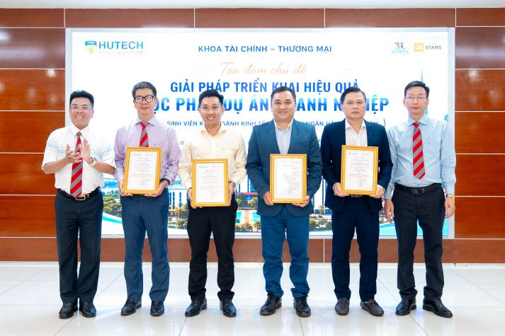 Khoa Tài chính - Thương mại HUTECH bắt tay 10 doanh nghiệp, mở rộng nguồn dự án thực tế cho sinh viên 68