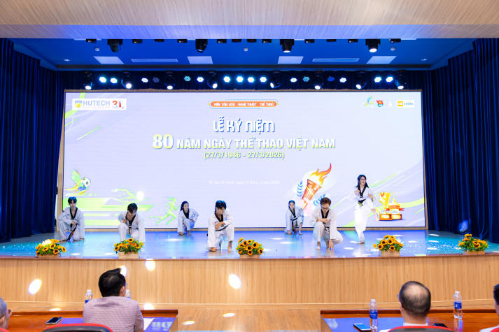 HUTECH tiếp lửa tinh thần thể thao nhân kỷ niệm 80 năm Ngày Thể thao Việt Nam 135