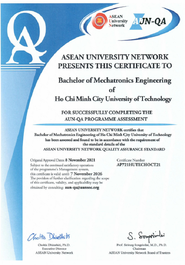 Sinh viên hưởng lợi gì từ chương trình đạt chuẩn AUN-QA tại HUTECH? 26