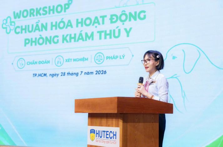 Sinh viên Khoa Thú y chuẩn hóa tư duy chẩn đoán và vận hành phòng khám 105
