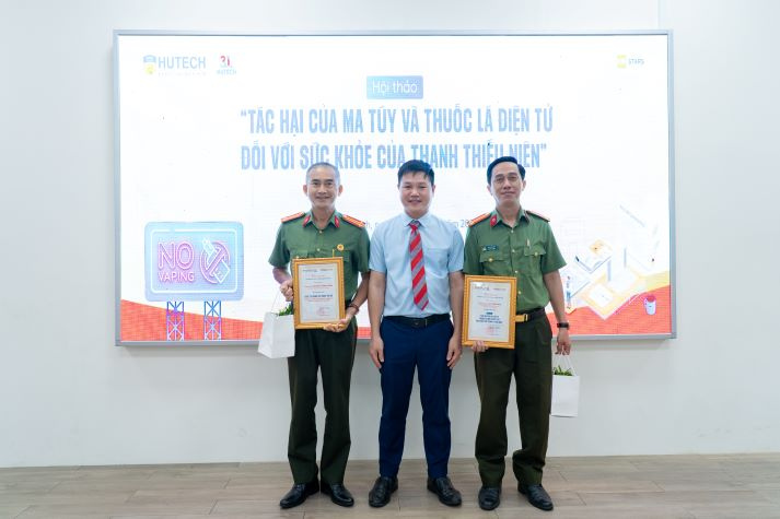 Sinh viên HUTECH nâng cao nhận thức về ma túy, thuốc lá điện tử và lối sống học đường an toàn 20