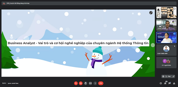 Sinh viên IT khám phá cơ hội nghề nghiệp của chuyên ngành Hệ thống thông tin tại hội thảo Business Analyst 104