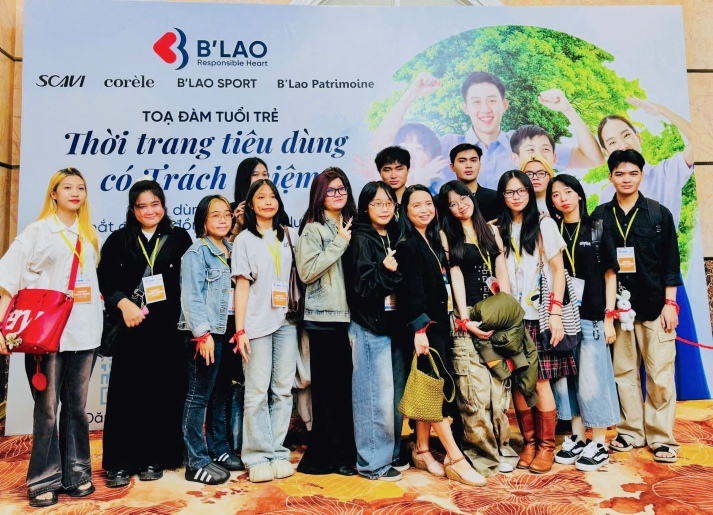 Sinh viên Thiết kế thời trang cập nhật xu hướng dệt may có trách nhiệm từ Tập đoàn B’Lao - Scavi 5