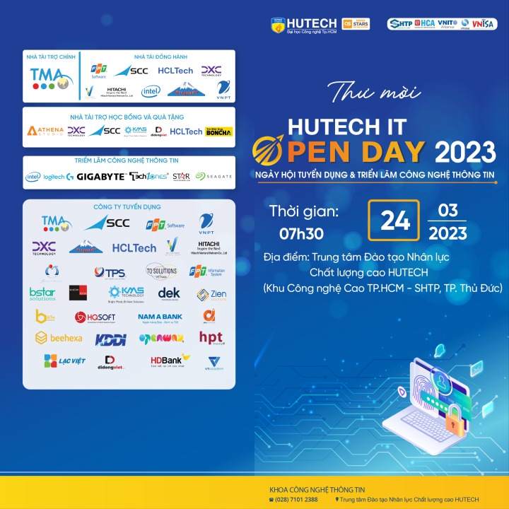 Nhiều gian hàng tuyển dụng sẽ đợi sinh viên ứng tuyển trong Ngày hội HUTECH IT Open Day 2023 8