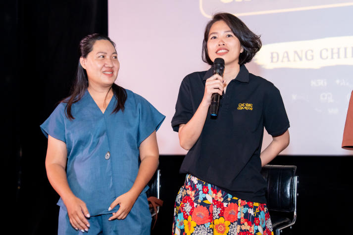 Giao lưu cùng đoàn phim “Cục vàng của ngoại”: Sinh viên Truyền thông - Điện ảnh học nghề từ hậu trường điện ảnh 56