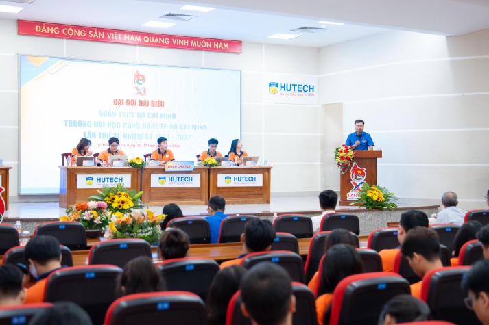 Đại hội Đại biểu Đoàn TNCS Hồ Chí Minh HUTECH nhiệm kỳ XI thành công tốt đẹp 95