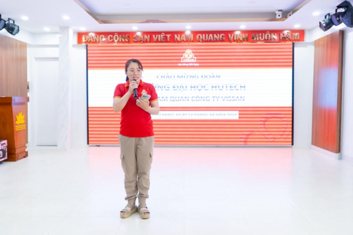 Sinh viên Khoa Tài chính - Thương mại HUTECH tham quan Công ty CP Việt Nam Kỹ nghệ Súc sản VISSAN 40