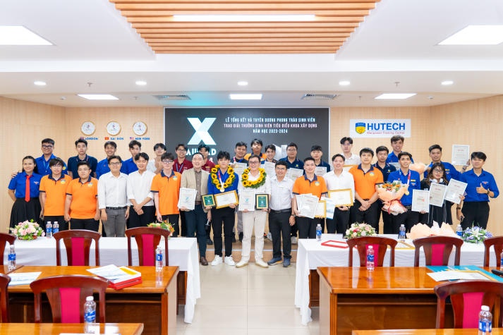 X-Award 2024: Dấu ấn thành tựu, bứt phá vươn lên cùng Khoa Xây dựng HUTECH 93