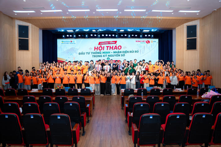 Đầu tư thông minh trong kỷ nguyên số, sinh viên HUTECH sẵn sàng “thực chiến” cùng RongViet Invest 2026 77