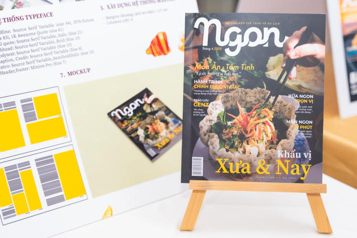 Triển lãm Ấn phẩm Tạp chí của sinh viên ngành Thiết kế đồ họa: Giao thoa sáng tạo và ứng dụng 37