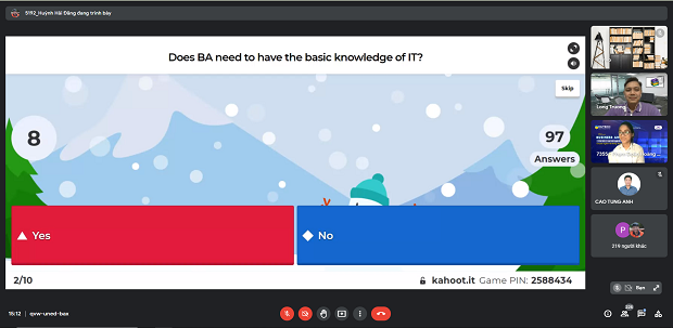 Sinh viên IT khám phá cơ hội nghề nghiệp của chuyên ngành Hệ thống thông tin tại hội thảo Business Analyst 106