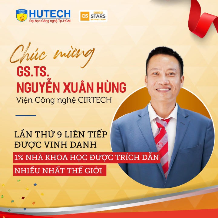 HUTECH xếp vị trí thứ 3 Việt Nam về chỉ số khoa học 28