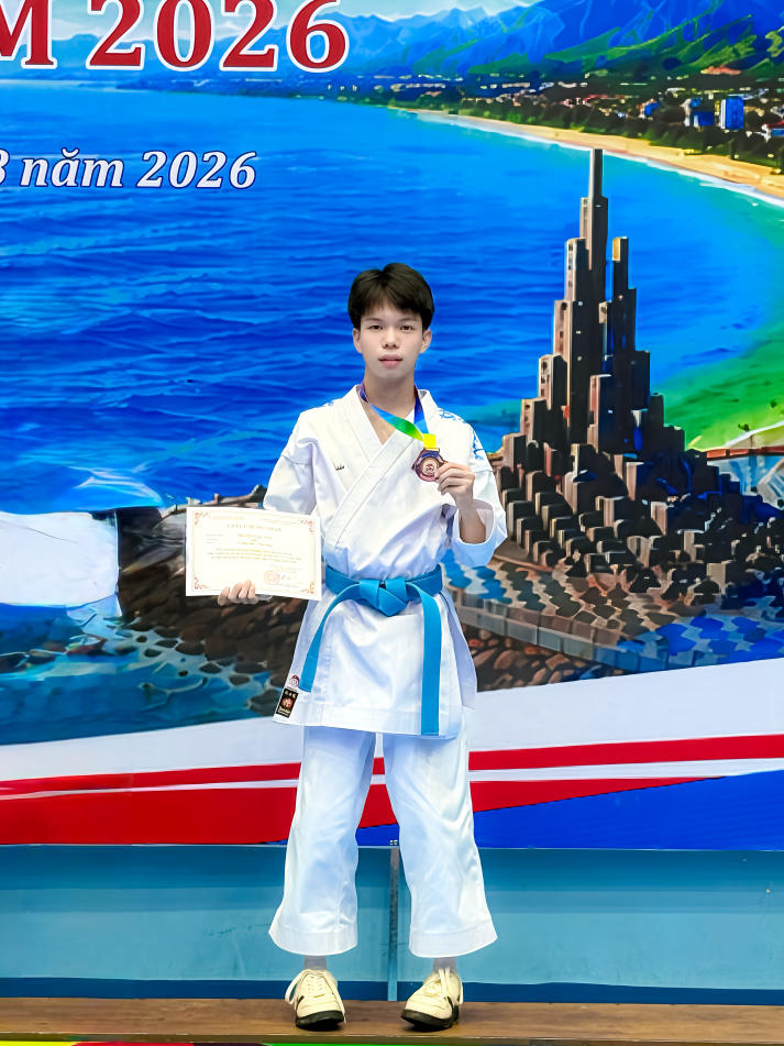 Sinh viên Viện Văn hoá - Nghệ thuật - Thể thao xuất sắc “ẵm” Huy chương Đồng Giải Vô địch các CLB Karate Quốc gia 2026 11