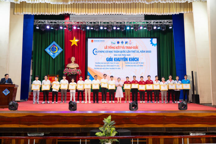 SINH VIÊN KHOA XÂY DỰNG ĐẠT GIẢI KHUYẾN KHÍCH TẠI OLYMPIC CƠ HỌC 2025 10