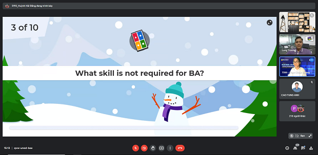 Sinh viên IT khám phá cơ hội nghề nghiệp của chuyên ngành Hệ thống thông tin tại hội thảo Business Analyst 109