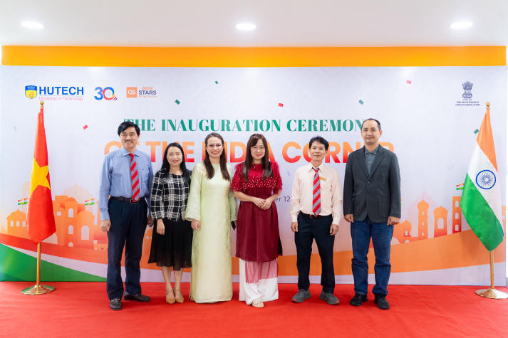 Ra mắt Góc Ấn Độ - điểm giao thoa văn hóa và học thuật tại HUTECH 18