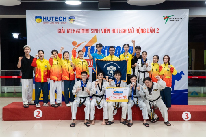 HUTECH giành giải Nhì toàn đoàn tại Taekwondo HUTECH Cup Open 2024 240