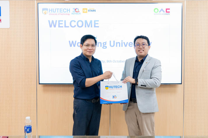 HUTECH works with Woosong University to promote academic exchange for faculty and students 69