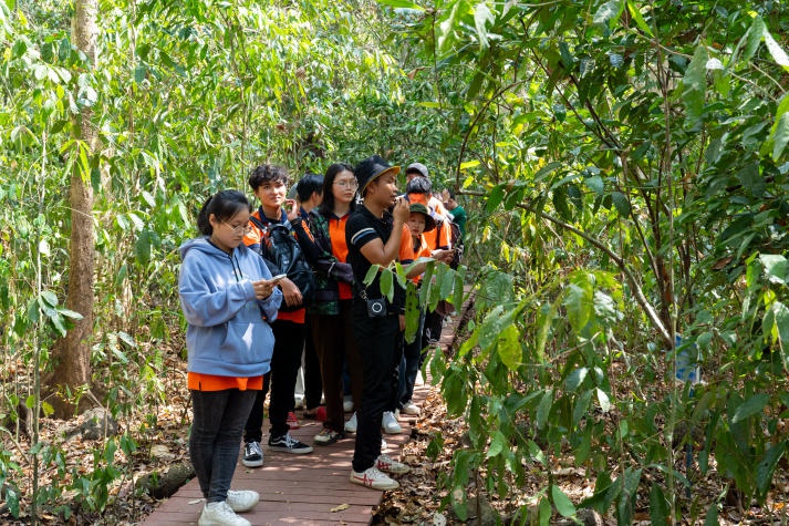 Khám phá Vườn Quốc gia Cát Tiên, sinh viên Viện Khoa học Ứng dụng tích luỹ nhiều kiến thức chuyên môn hữu ích 40