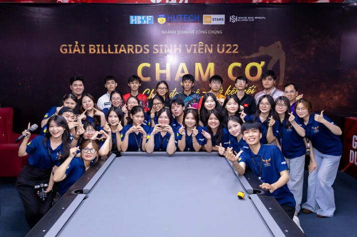 [Video] Giải billiards toàn thành - sân thực hành nghề nghiệp của PR-ers HUTECH 37