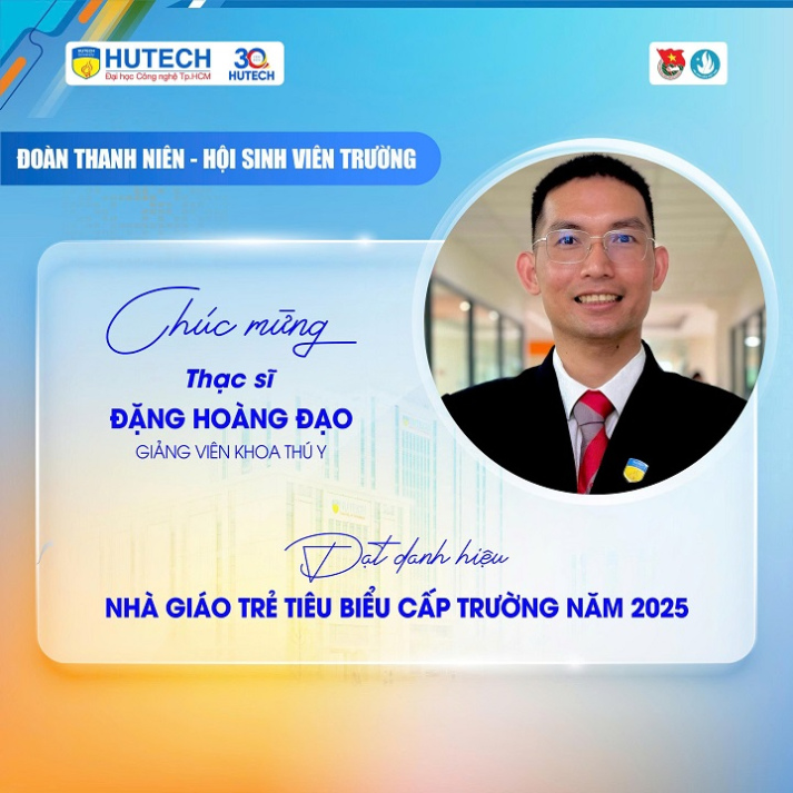 Chúc mừng 06 thầy cô đạt danh hiệu “Nhà giáo trẻ tiêu biểu” cấp Trường năm 2025 38