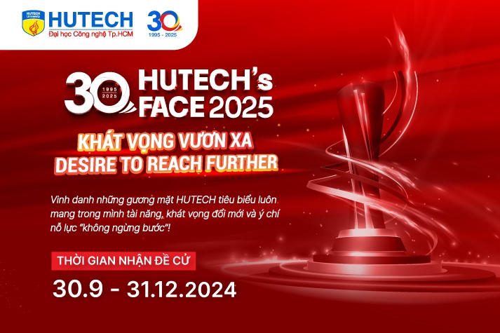 Giải thưởng “HUTECH’s Face” tôn vinh những gương mặt tiêu biểu nhân kỷ niệm 30 năm thành lập Trường chính thức khởi động 12