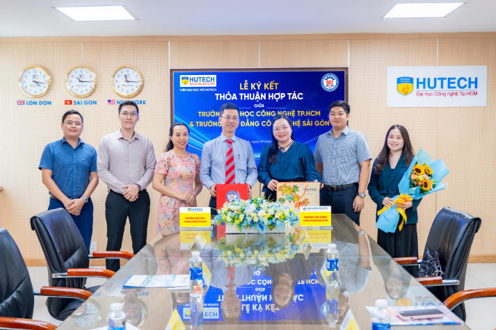 HUTECH ký MoU với Trường Cao đẳng Công nghệ Sài Gòn, mở rộng cơ hội phát triển cho người học 71