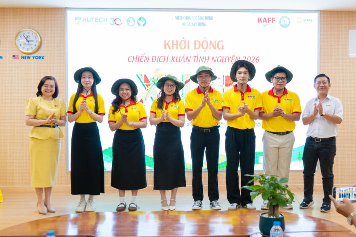 “Xuân Sắc Xanh” ý nghĩa cùng sinh viên Viện Khoa học Ứng dụng và Khoa Xây dựng 62