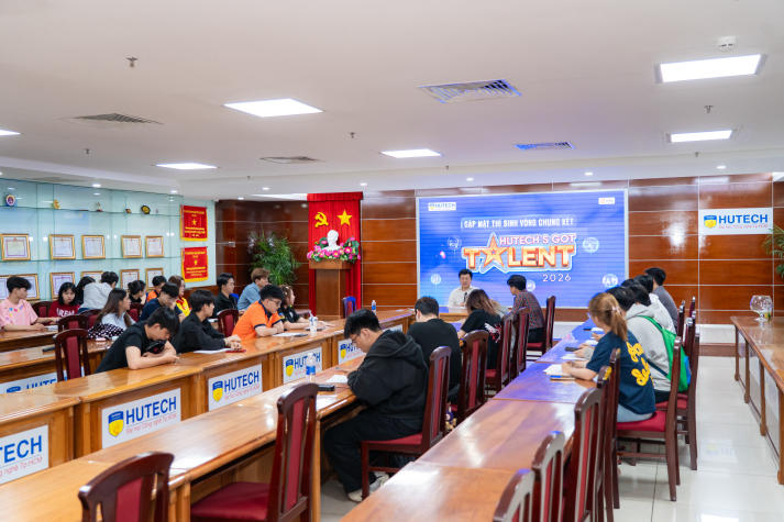 Ban Tổ chức HUTECH's Got Talent 2026 gặp mặt Top 17 thí sinh vòng Chung kết 44