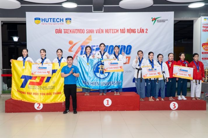 HUTECH giành giải Nhì toàn đoàn tại Taekwondo HUTECH Cup Open 2024 249