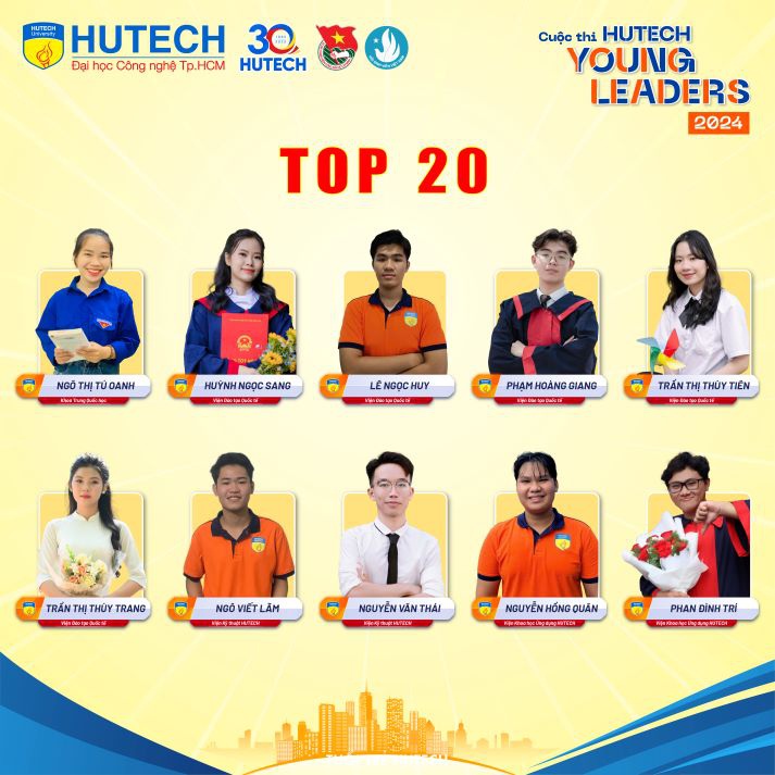 Lộ diện Top 20 tranh tài tại vòng Lập đội HUTECH Young Leaders 2024 195